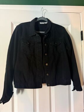 Newport News Black Denim Jacket